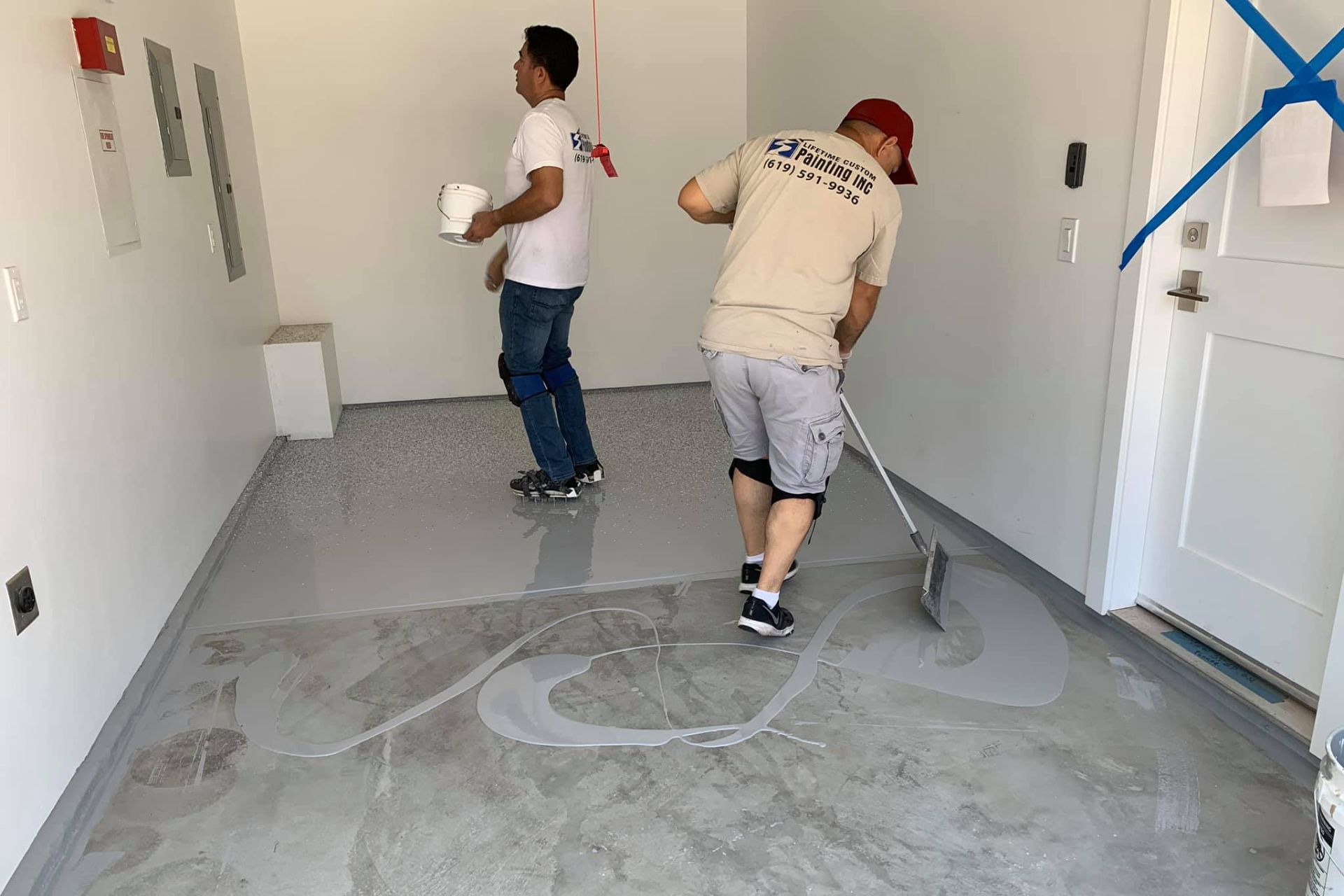 Multifamily floor coating