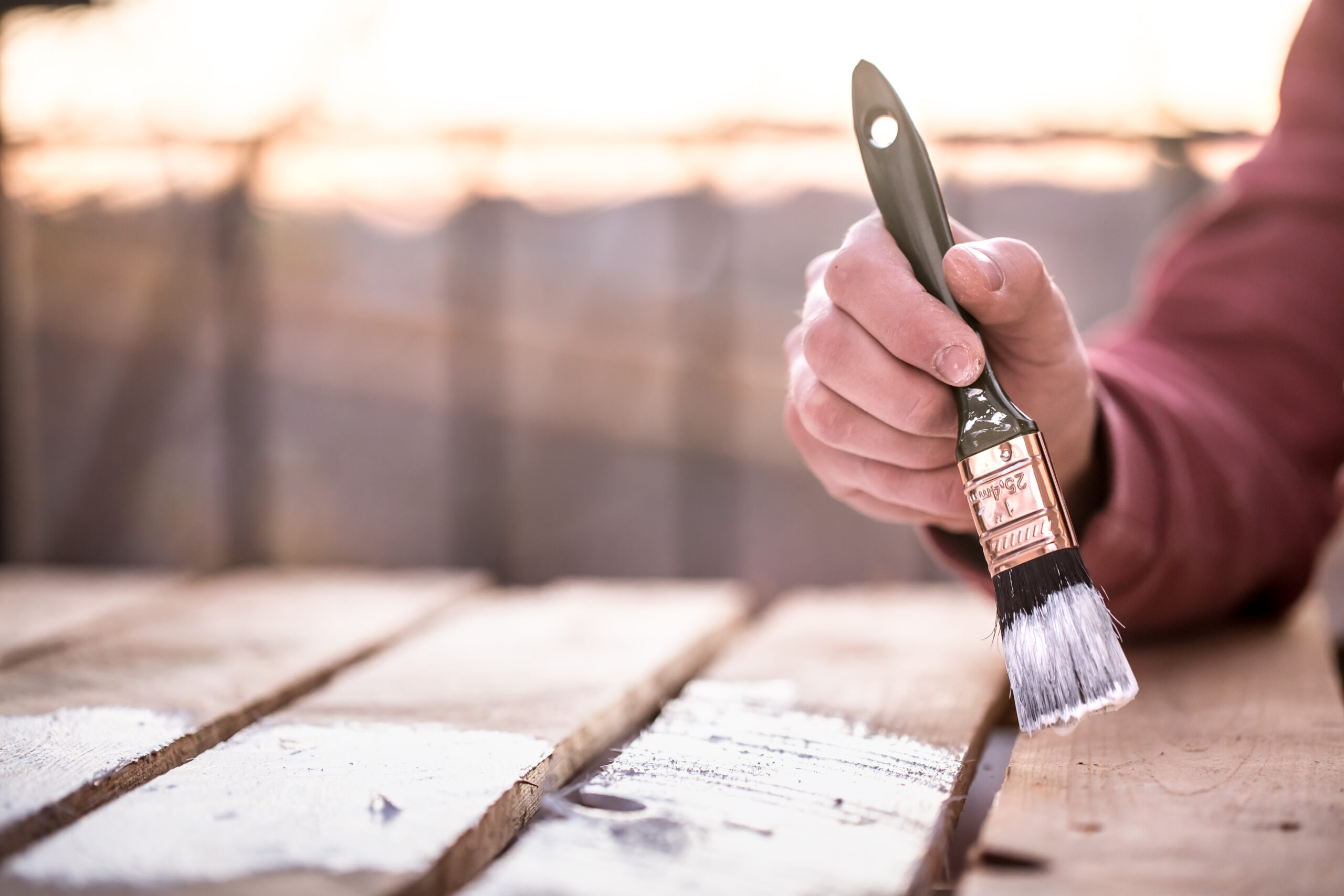 paint or stain my fence